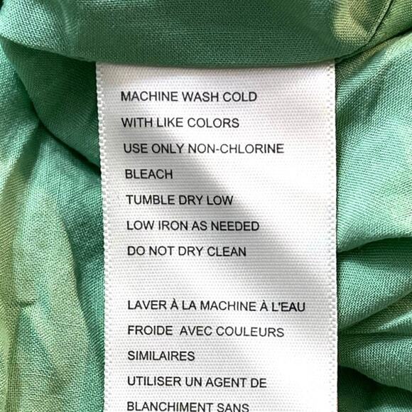 Free People Drops Of Venus Midi Dress Green Sz Medium Vacation Spring Summer NWT - Picture 9 of 9